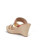 Lamoure Cream Casual Wedge For Women Lmw039254 C179