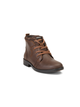 Extacy Brown Genuine Leather Ankel Derby Casual Shoes For Men Exm010211 C003