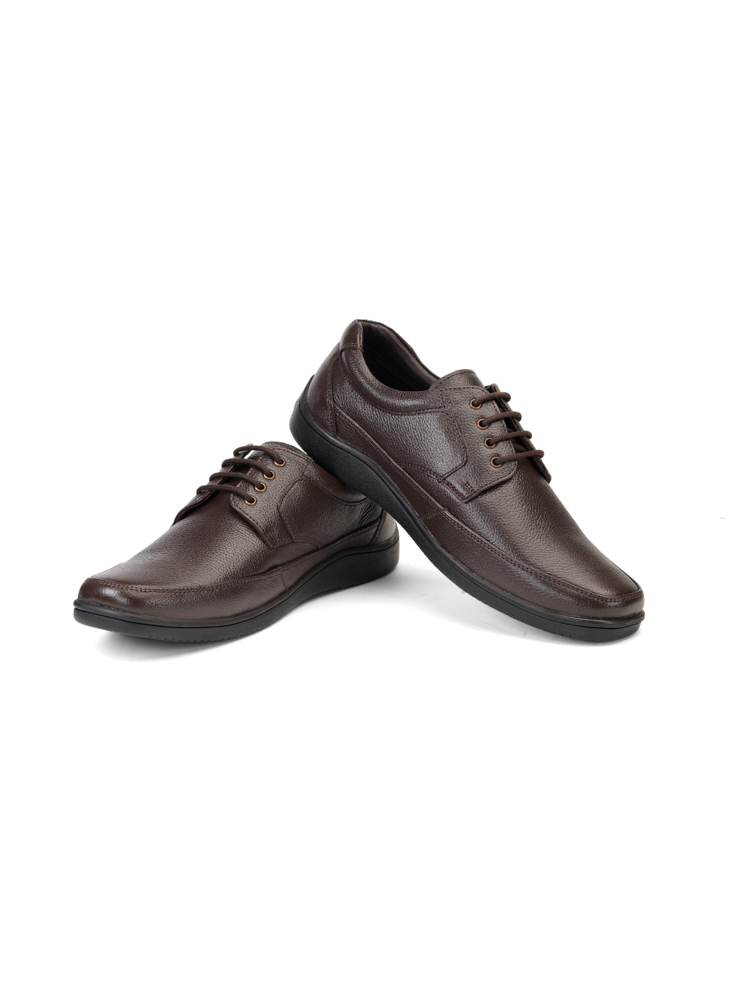 Zuup Brown Genuine Leather Derby Formal Shoes For Men Zfm021075 C003