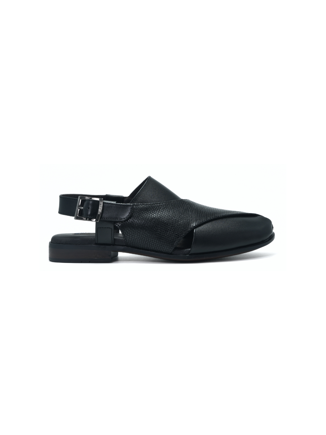 Egoss Black Sandal For Men 8090 C001