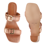 Lamoure Rose Gold Casual Heel For Women Lmw039253 C189