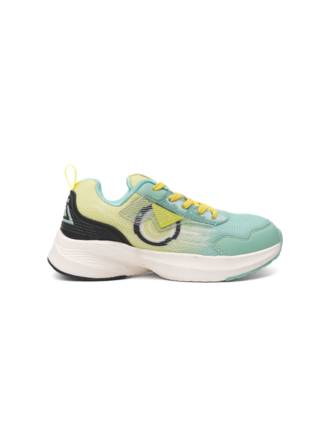 Campus S.Green/White Sports Shoes For Kids Tech Ch-22C-166A C1058