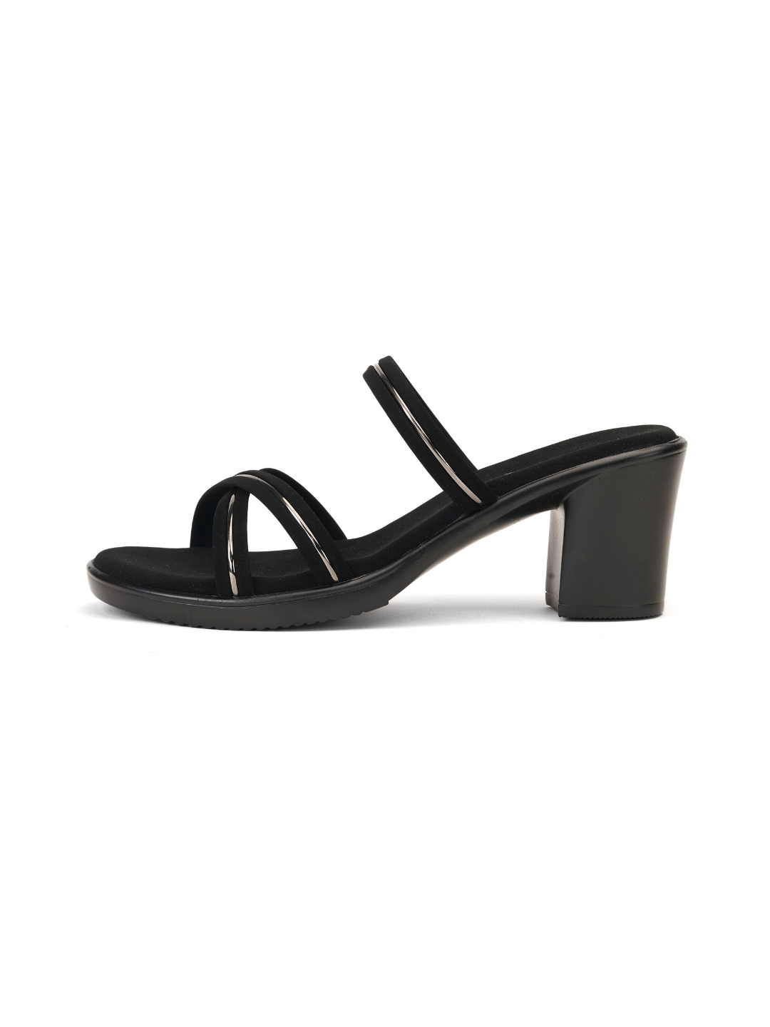 Lamoure Black Casual Heels For Women Lmw039171 C001