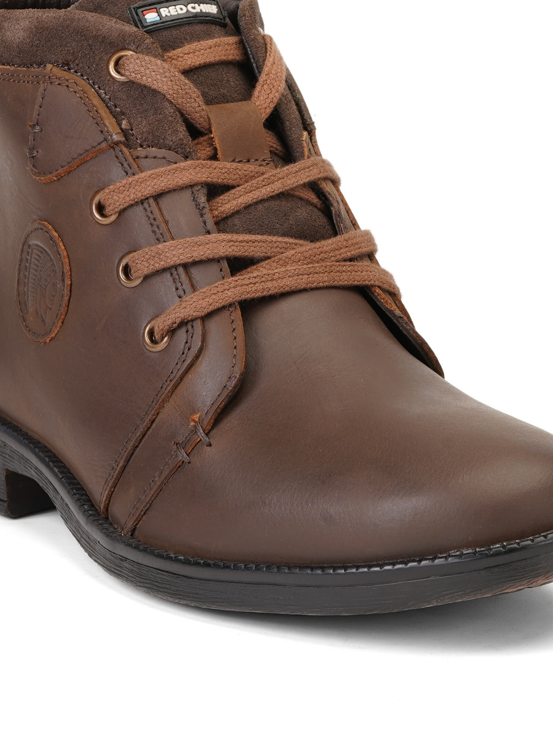 Extacy Brown Genuine Leather Ankel Derby Casual Shoes For Men Exm010211 C003