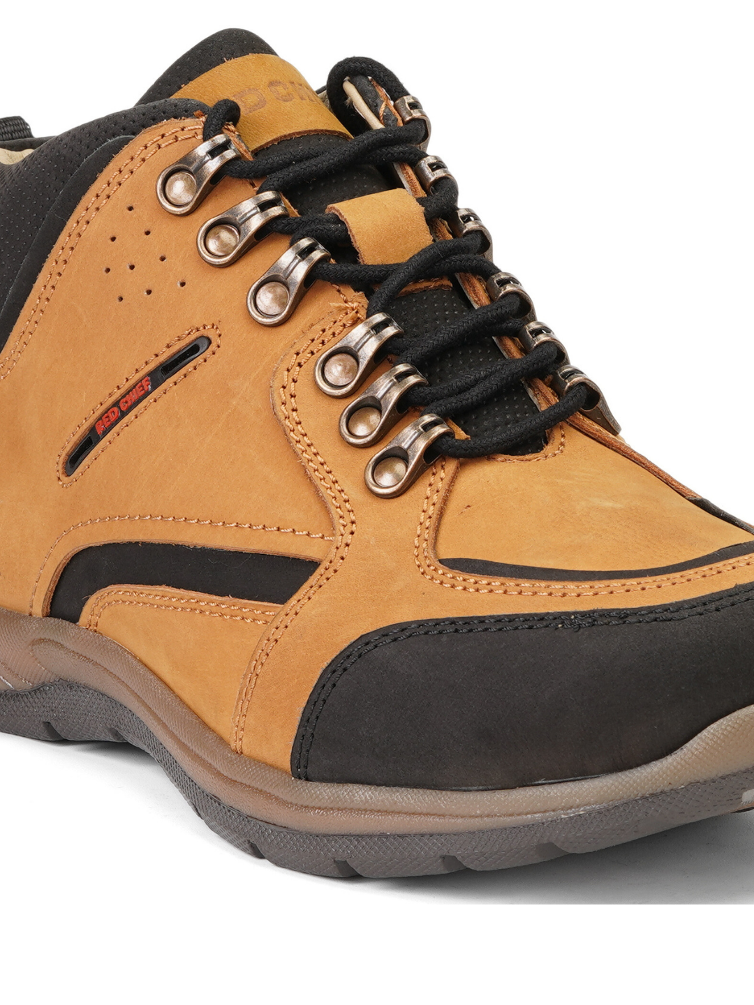 Extacy Rust Genuine Leather Derby Casual Shoes For Men Exm010210 C022