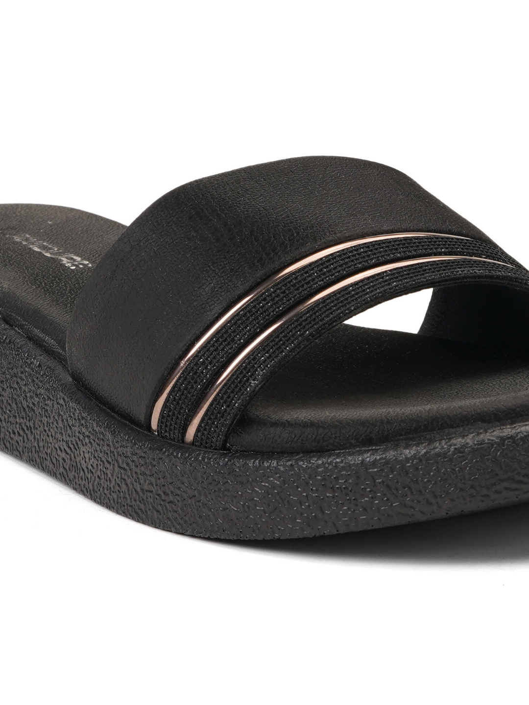 Lamoure Black Casual  Flat For Women Lmw039153 C001