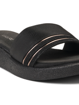 Lamoure Black Casual  Flat For Women Lmw039153 C001