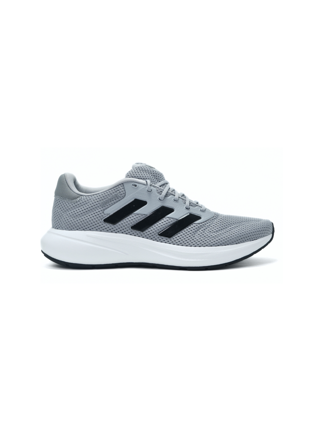 Adidas Silver/Black/Grey Sports Shoes For Unisex Ih6102 C1380