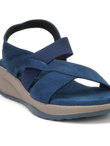 Lamoure Navy Blue Comfort Flats For Women Lmw049214 C824