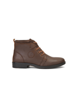 Extacy Brown Genuine Leather Ankel Derby Casual Shoes For Men Exm010211 C003