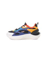 Campus Black/R.Blue Sports Shoes For Kids Turtle-22C-186 C947