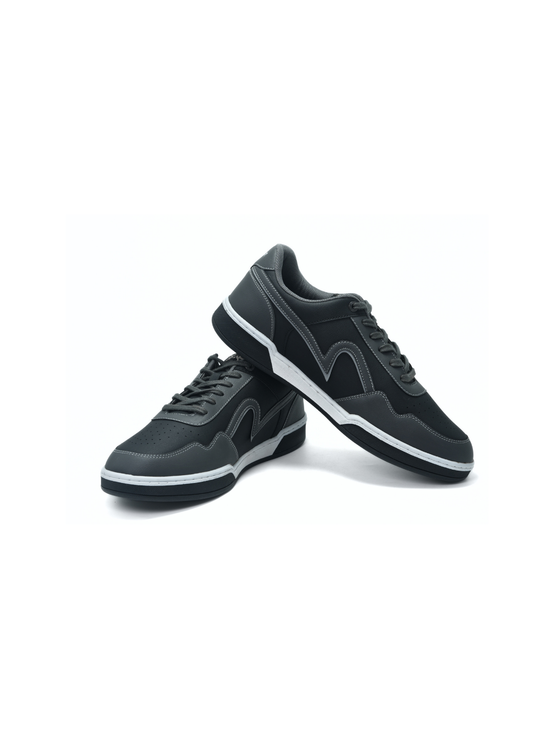 Spykar Dark Grey Sneaker For Men Kicks C772