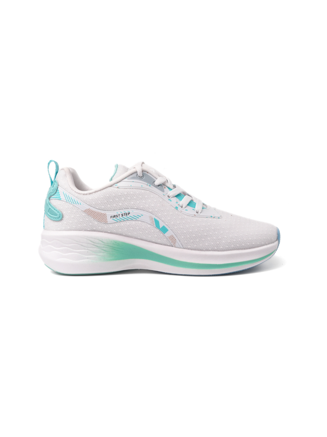 Campus White/Green Sports Shoes For Women Sophia-22L-890 C1085