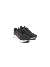 Puma Black/Gold Sports Shoes For Women Flex Focus-31009308 C677