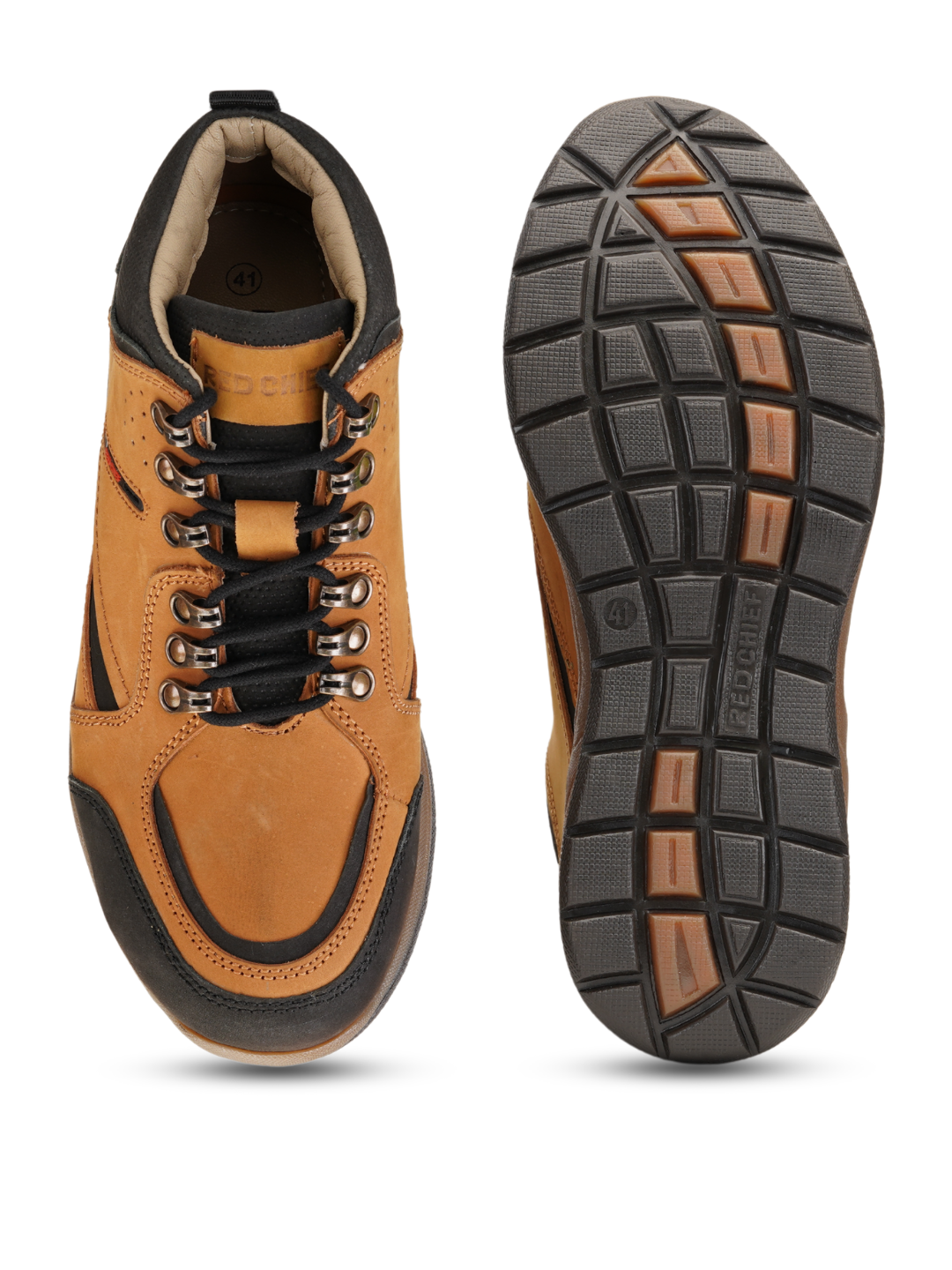 Extacy Rust Genuine Leather Derby Casual Shoes For Men Exm010210 C022