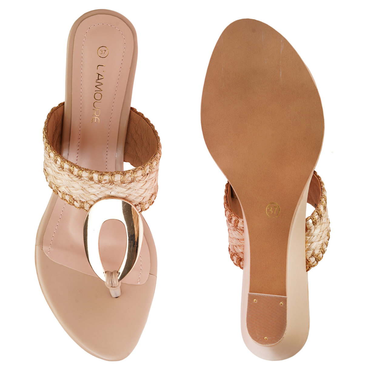 Lamoure Beige Casual Heel For Women Lmw039282 C026