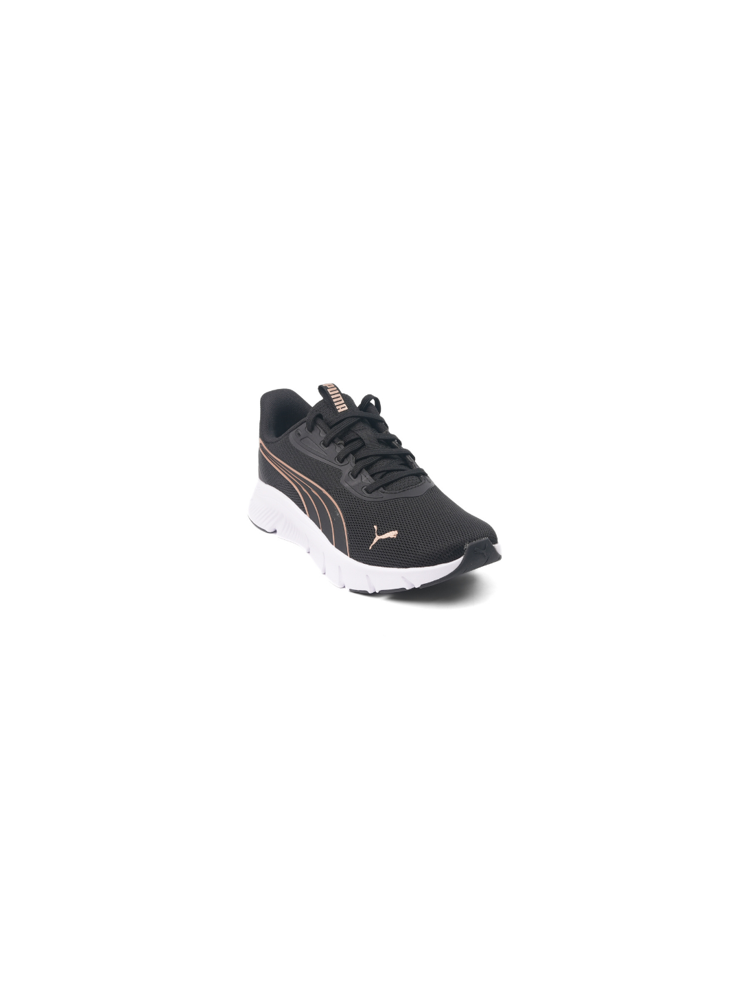 Puma Black/Gold Sports Shoes For Women Flex Focus-31009308 C677
