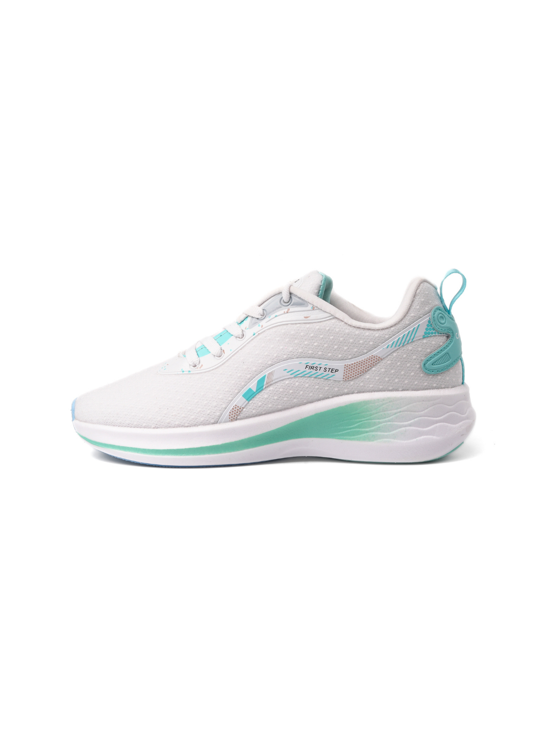Campus White/Green Sports Shoes For Women Sophia-22L-890 C1085