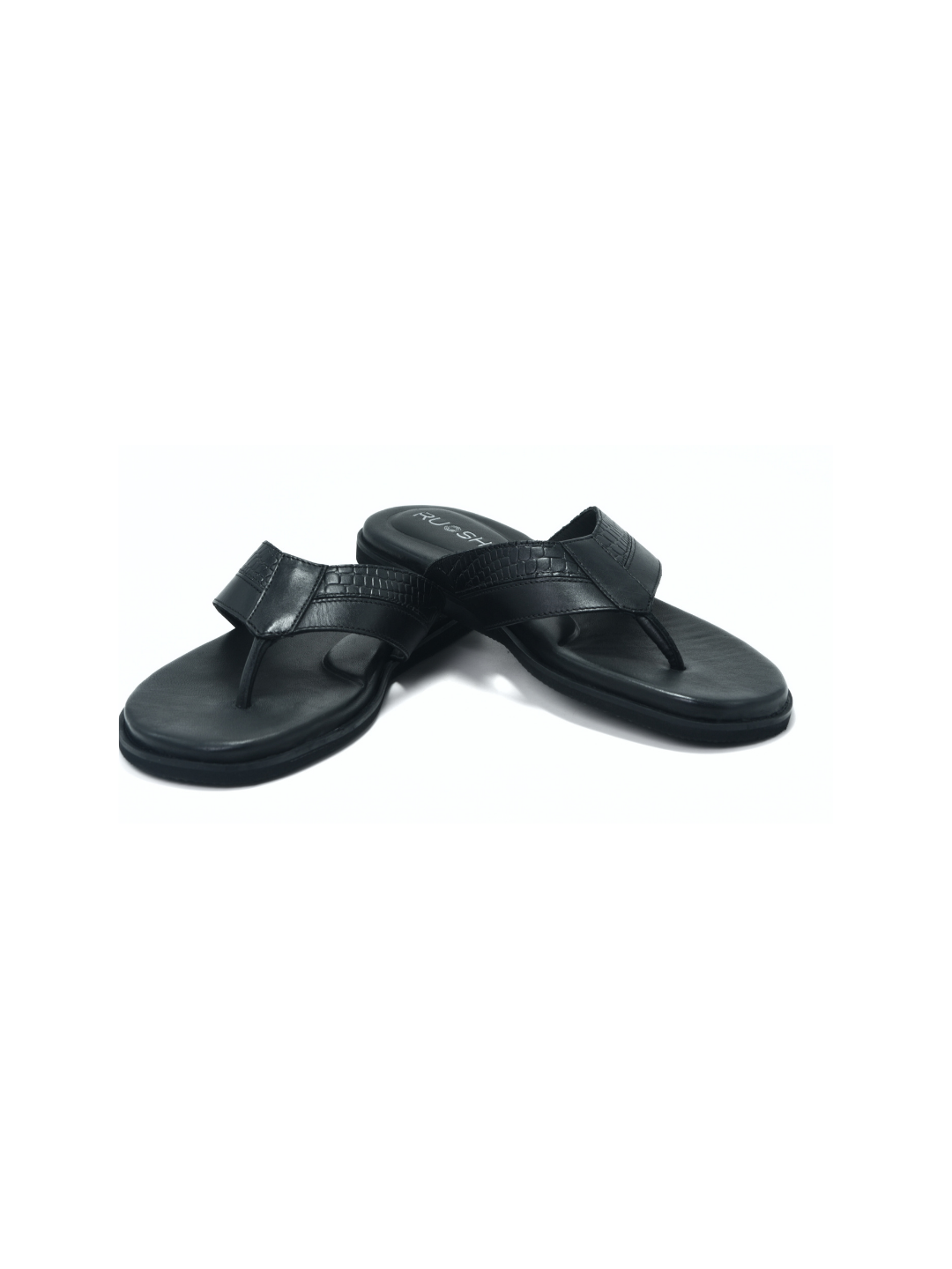 Ruosh Black Slipper For Men Hampton-1231660110 001