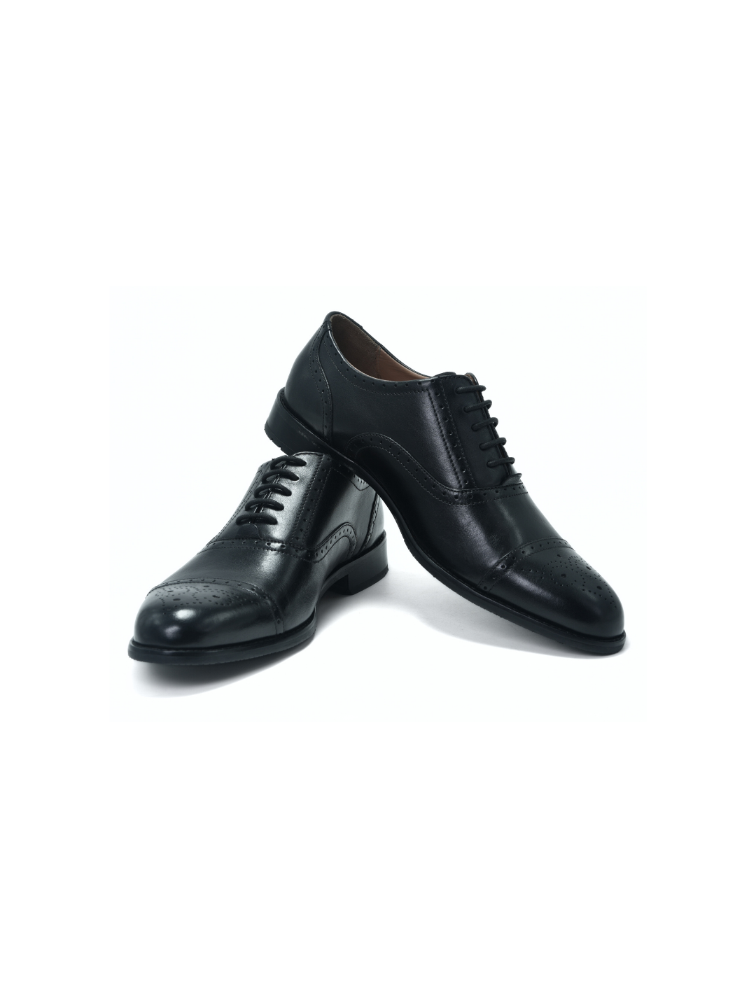 Ruosh Black Formal Shoes For Men Brogue-1121241510 C001