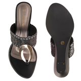 Lamoure Black Casual Heel For Women Lmw039282 C001