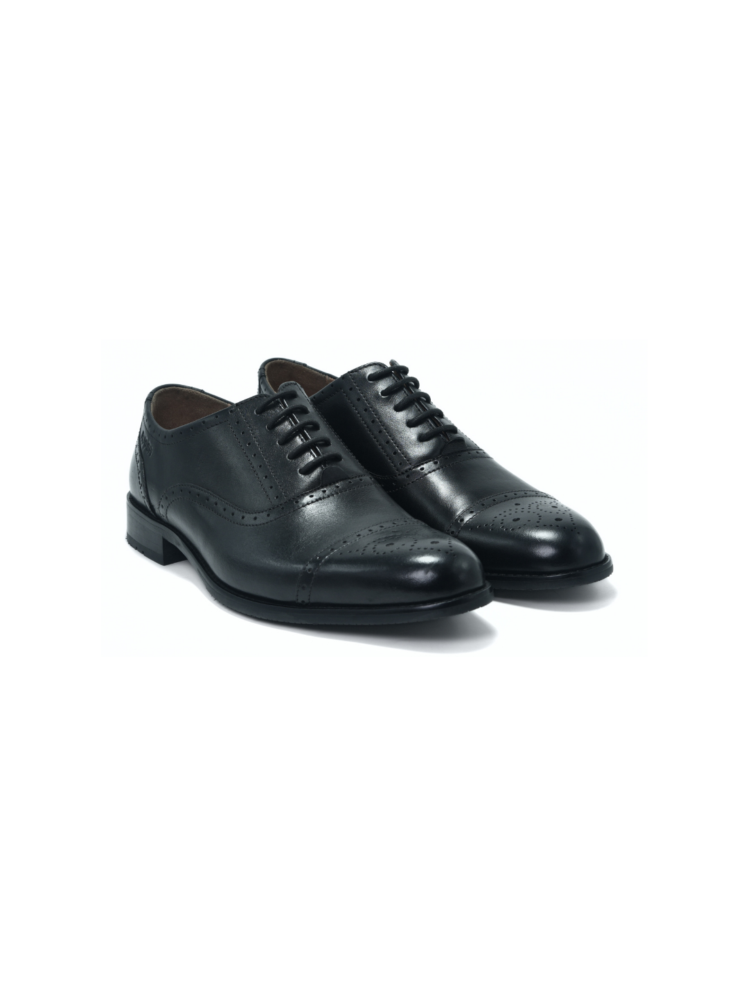 Ruosh Black Formal Shoes For Men Brogue-1121241510 C001