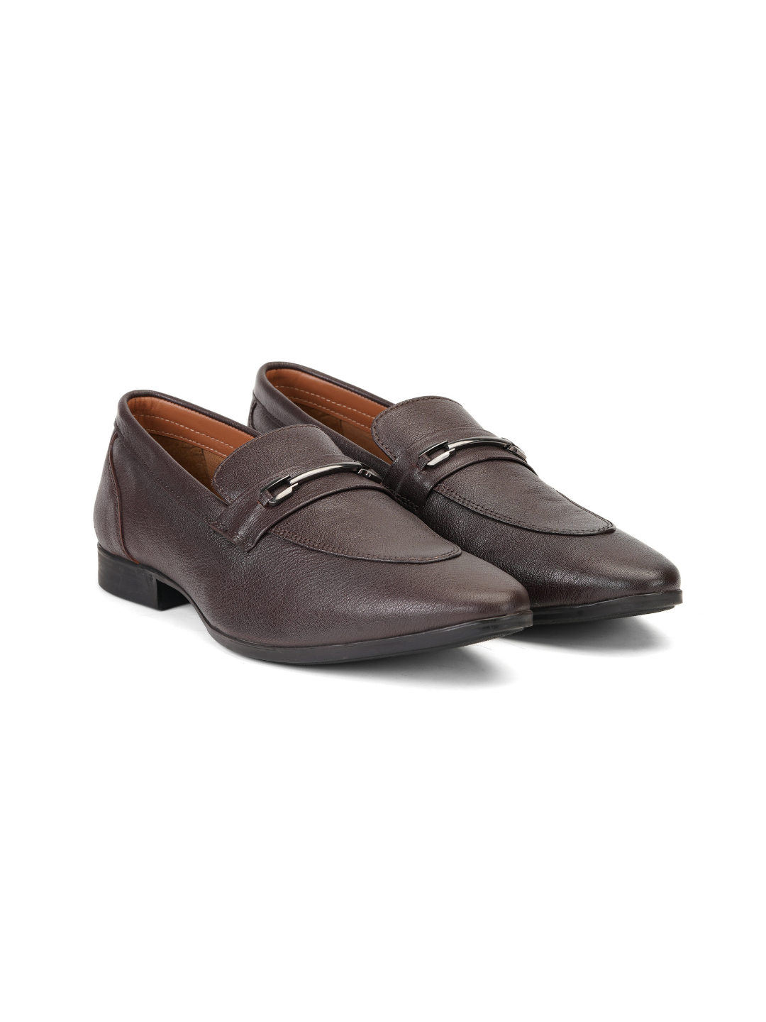 Top Brass Brown Genuine Leather Formal Shoes For Men Tbm021086 C003