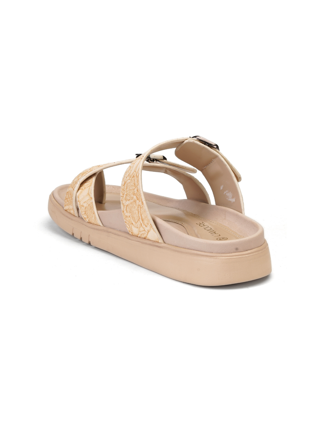 Lamoure Cream Casual Flat For Women Lmw039259 C179