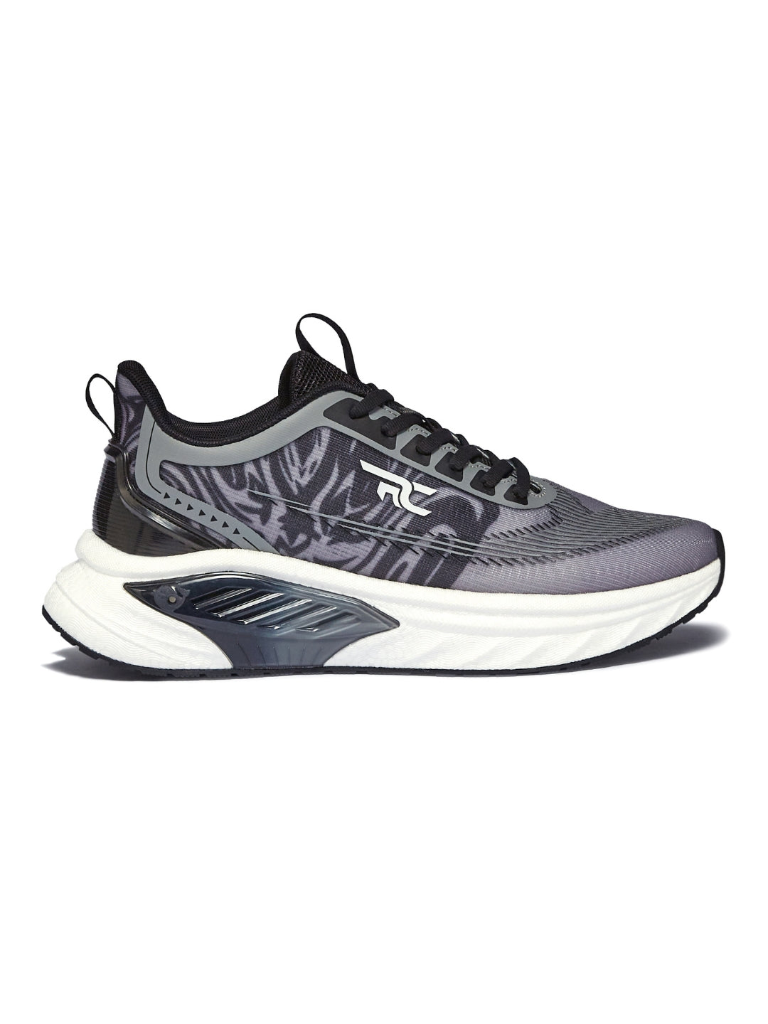 Red Chief Sports Black-D.Grey Running Shoes For Men R1708 F019