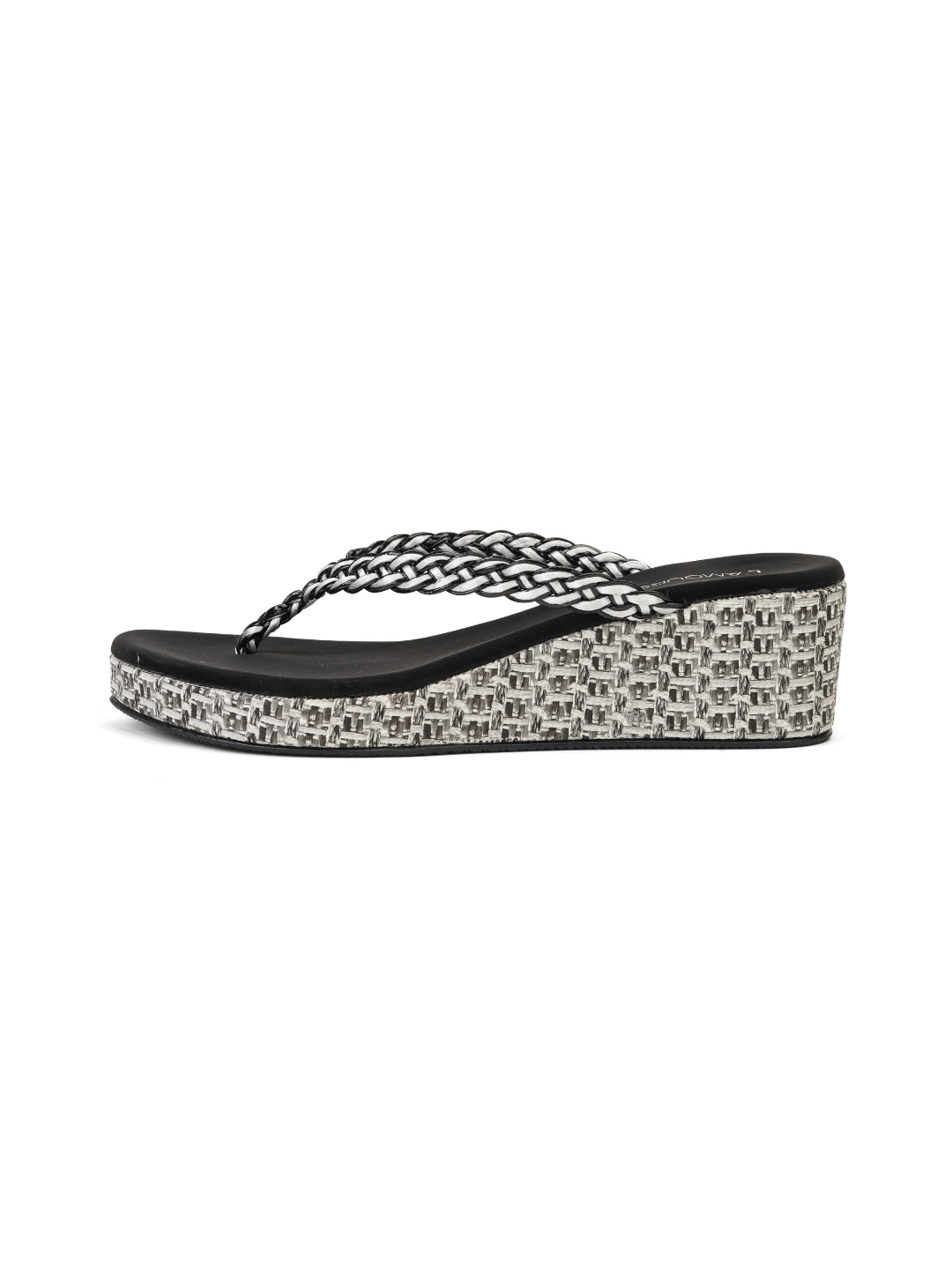 Lamoure Black Casual Wedge For Women Lmw039123 C001