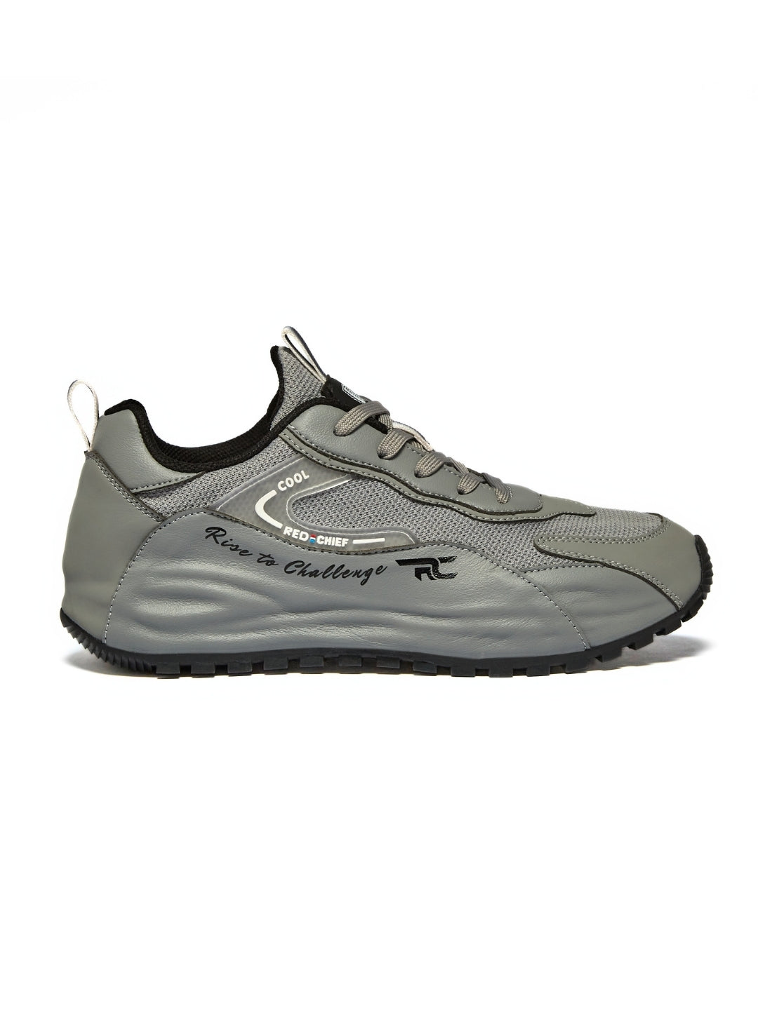 Red Chief Sports Dark Grey Sneakers For Man  C6005 F031