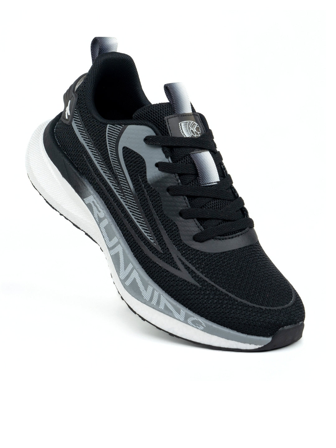 Red Chief Sports Black-D.Grey Running Shoes For Men R1725 F019