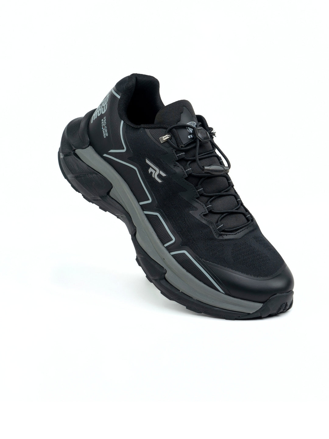 Red Chief Sports Black-Grey Running Shoes For Men R1701 F020