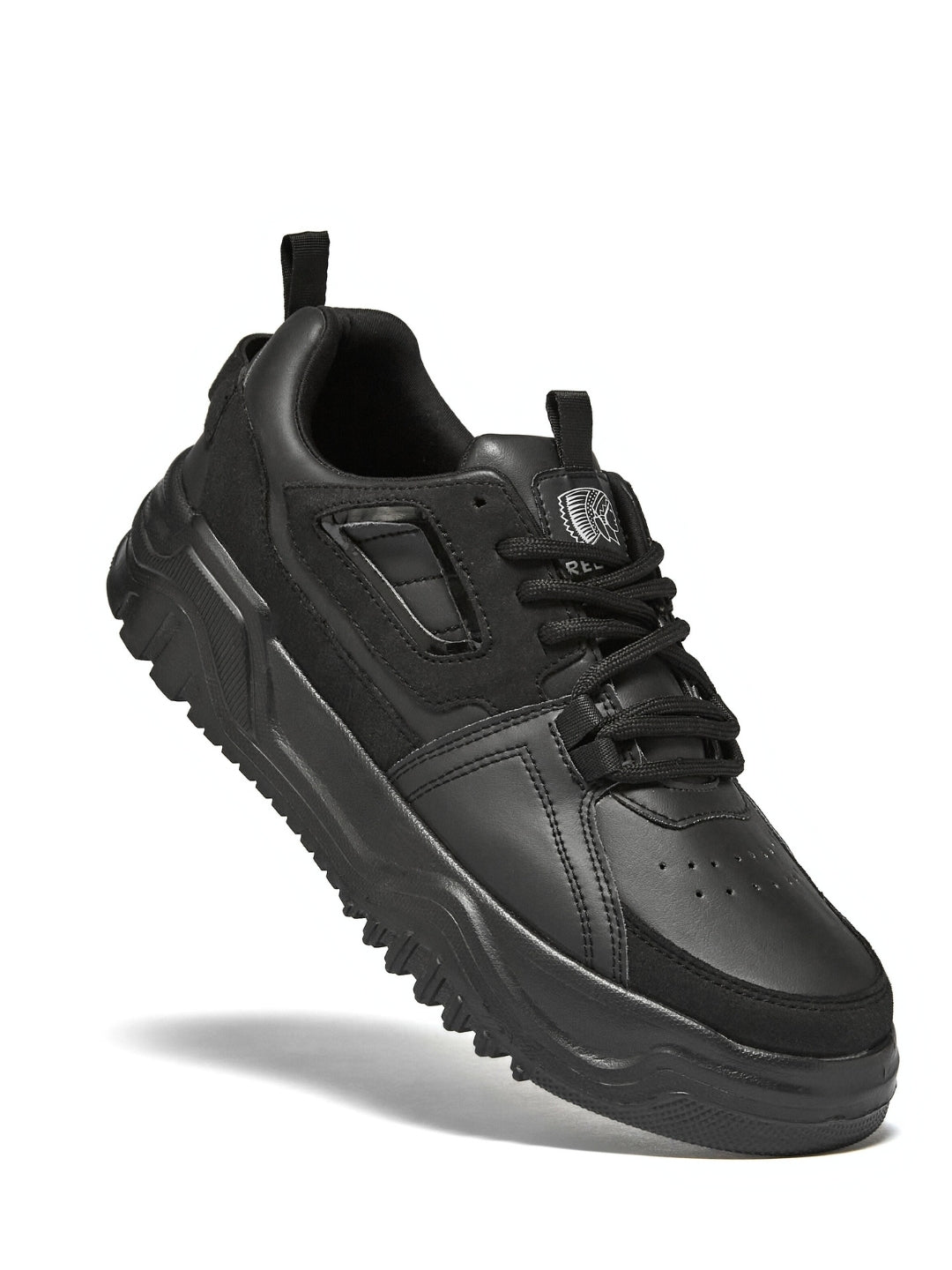 Red Chief Sports Black Sneakers For Man  C6009 001