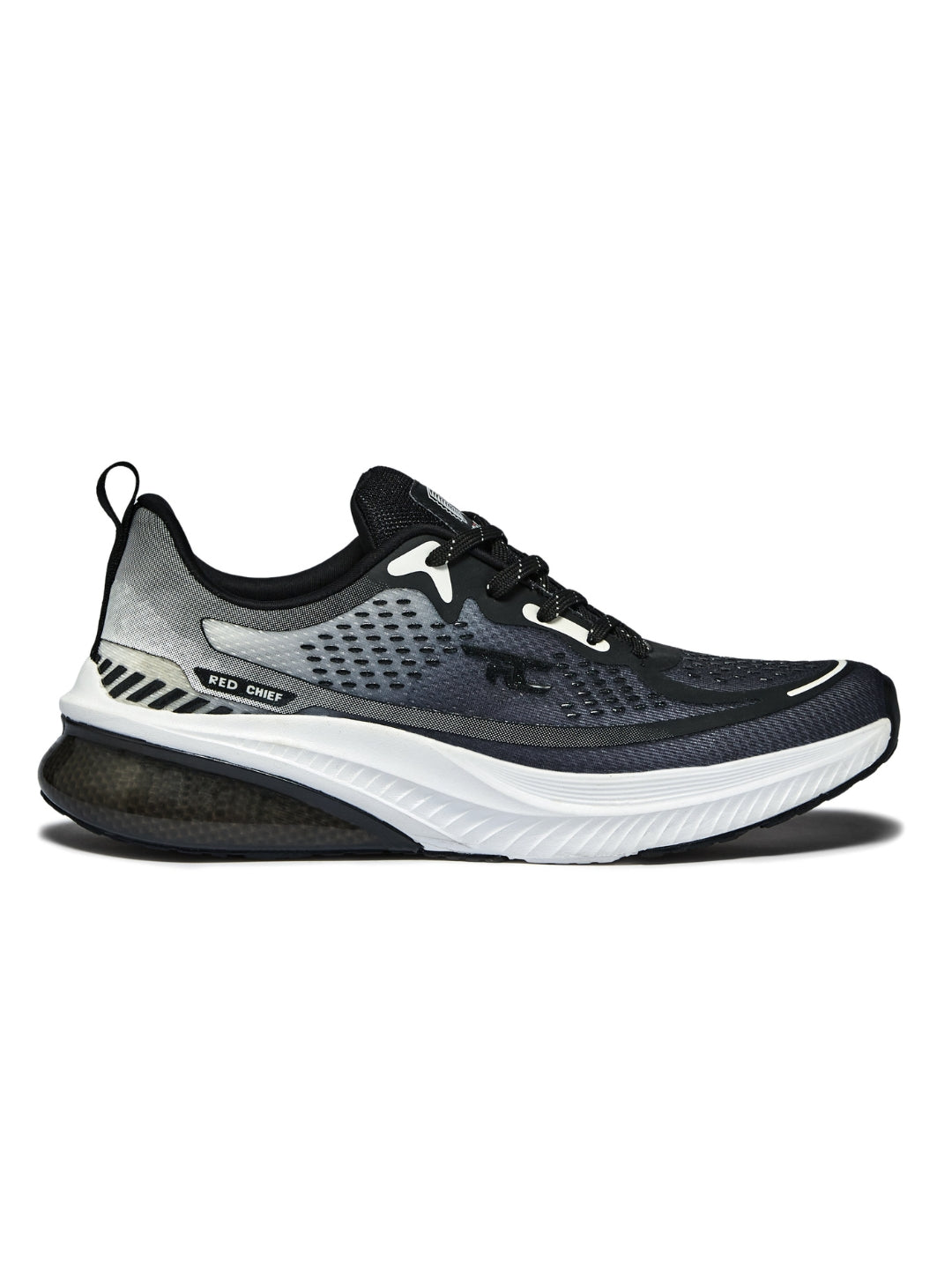 Red Chief Sports Black-White Running Shoes For Men R1704 F025