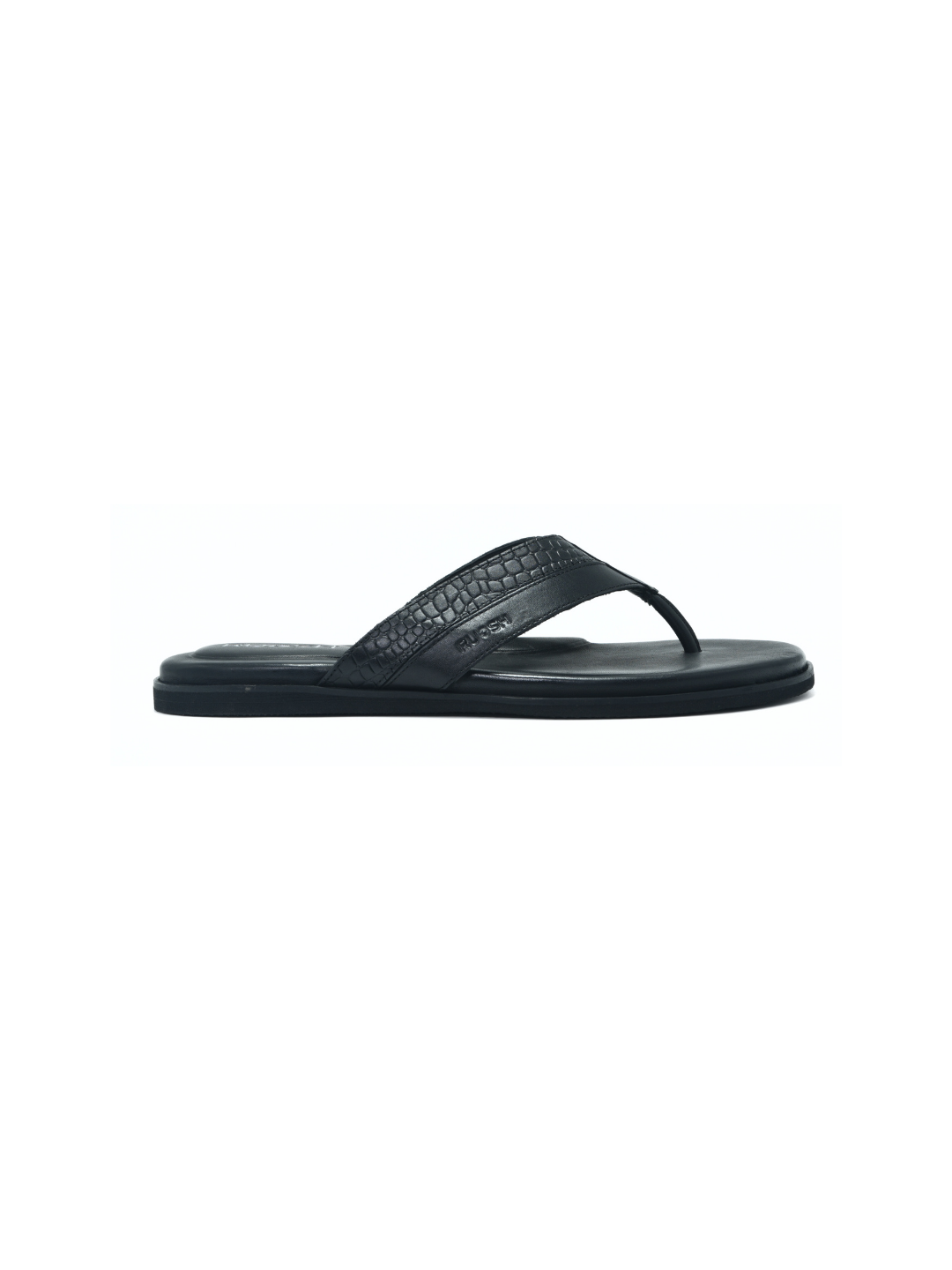 Ruosh Black Slipper For Men Hampton-1231660110 001