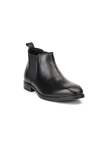 Top Brass Black Genuine Leather Boot Formal Shoes For Men Tbm021101 C001