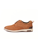 Extacy Rust Genuine Leather Derby Casual Shoes For Men Exm010223 C022