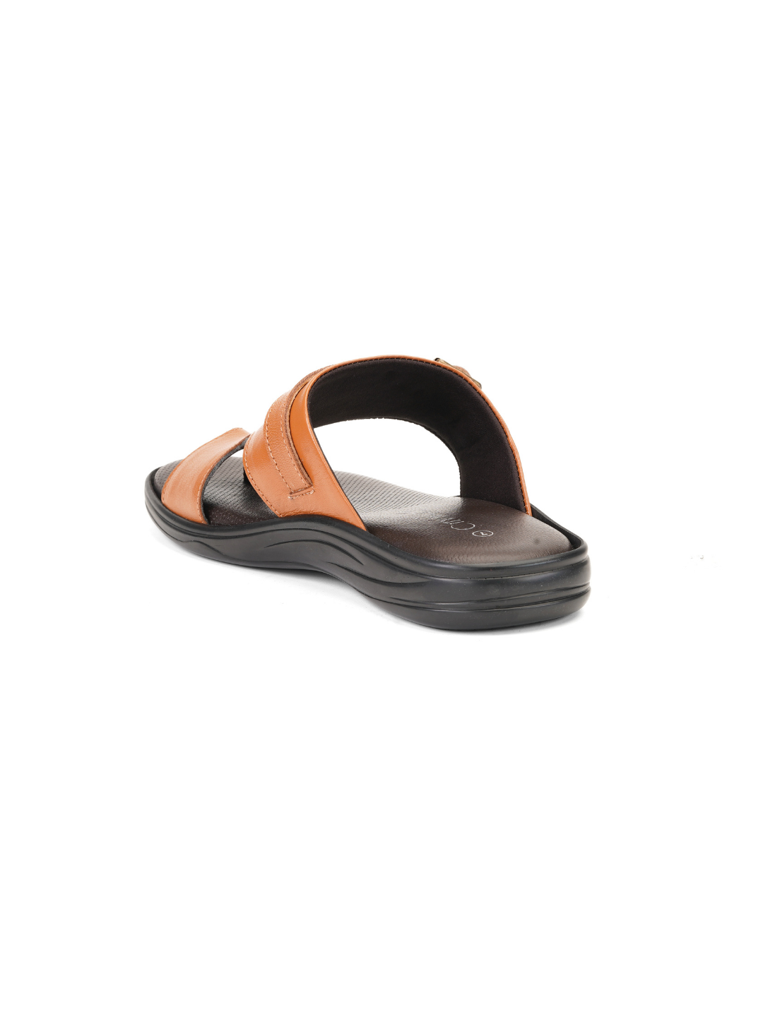 City Magic Tan Genuine Leather Toe Ring Slipper For Men Cmm041007 C006