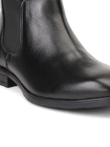 Top Brass Black Genuine Leather Boot Formal Shoes For Men Tbm021101 C001