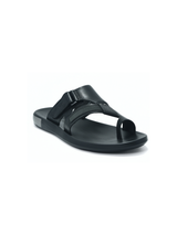 Ruosh Black Slipper For Men Gamma-1231646110 001