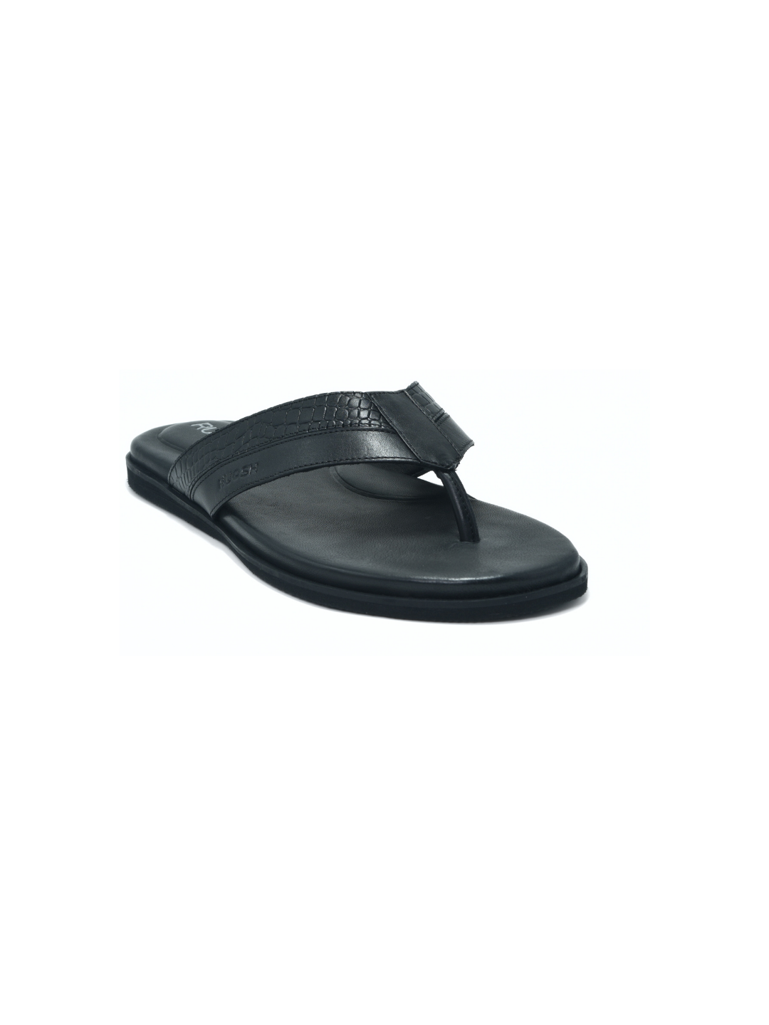 Ruosh Black Slipper For Men Hampton-1231660110 001