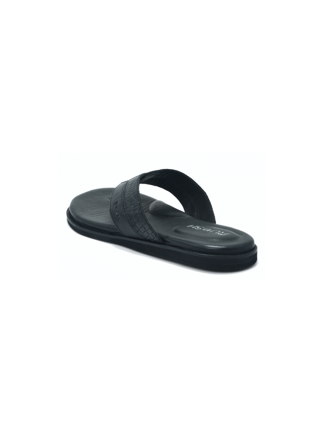 Ruosh Black Slipper For Men Hampton-1231660110 001