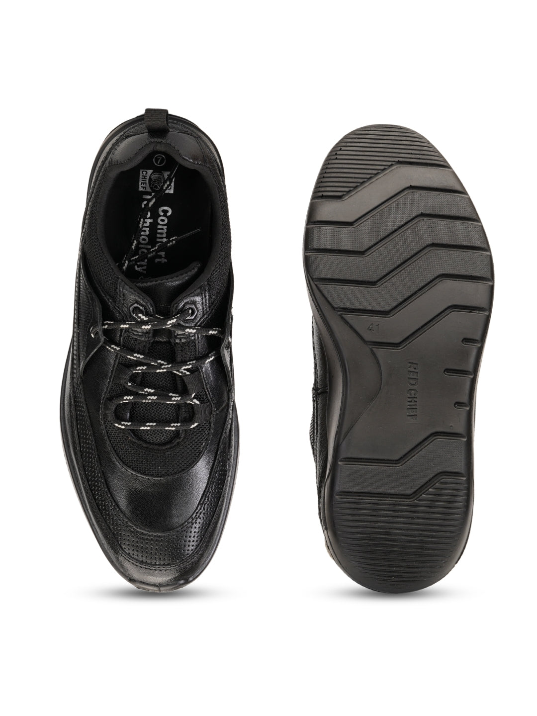 Red Chief Black Outdoor Casual Shoes For Men Rc8501 001