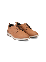 Extacy Rust Genuine Leather Derby Casual Shoes For Men Exm010223 C022