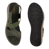 Lamoure Olive Casual Flat For Women Lmw049214 C084