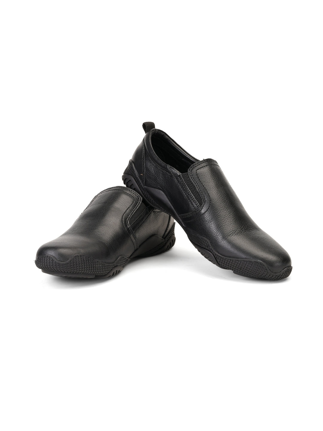 Zuup Black Genuine Leather Casual Shoes For Men Zcm011009 C001