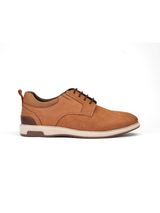 Extacy Rust Genuine Leather Derby Casual Shoes For Men Exm010223 C022