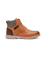 Extacy Tan Genuine Leather Ankel Lace Boot Casual Shoes For Men Exm010237 C006
