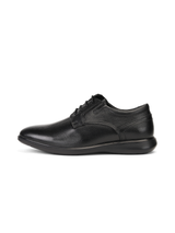 Zuup Black Genuine Leather Derby Formal Shoes For Men Zfm021014 C001
